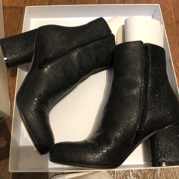 Shoes - Maison Margiela python booties